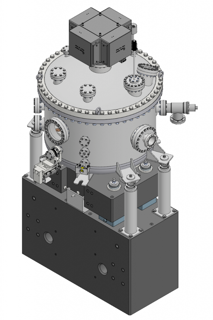 P436 - Mirror unit (M2) for soft X-ray synchrotron radiation at Soft X-ray beamline (XFEL) at Pohang Accelerator Laboratory, South Korea, 2016 - Bestec GmbH